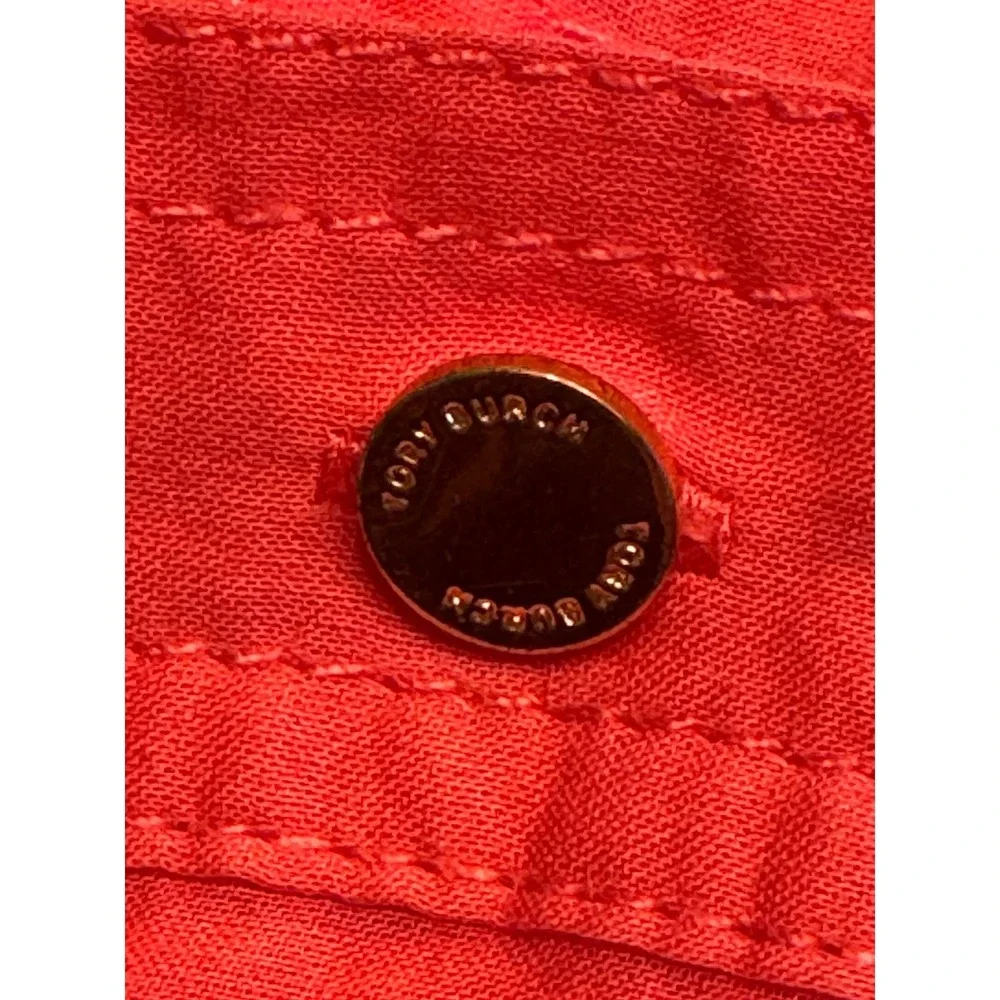 Tory Burch Hot Pink Button Down Long Sleeve Shirt Blouse Top‎